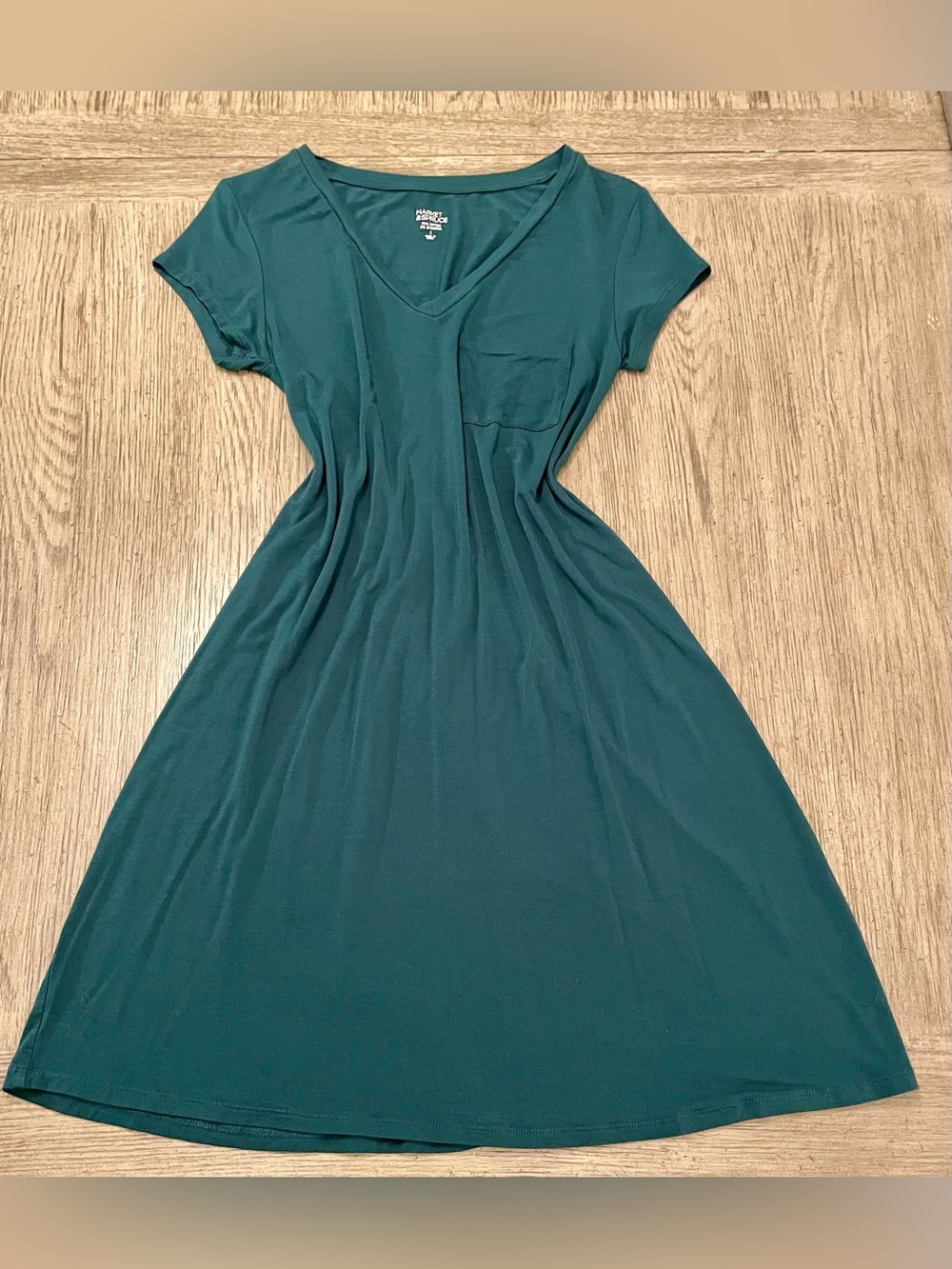 Market & Spruce dress, emerald/dark green, small